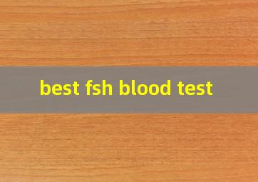 best fsh blood test